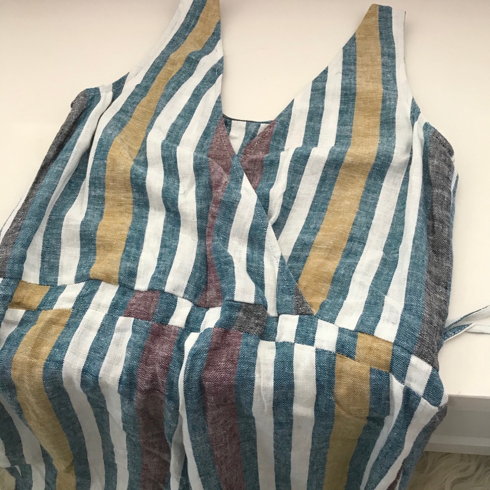 DREW Striped Jumpsuit - Picture 8 of 9